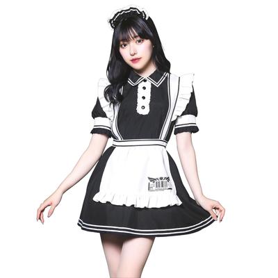 Clearstone Monocule Cosplay Halloween Maid Women's Black