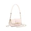 High-end Style Small Square Clutch Bag with Shoulder Strap and Small Side Pocket Accessory for The Underarm Area