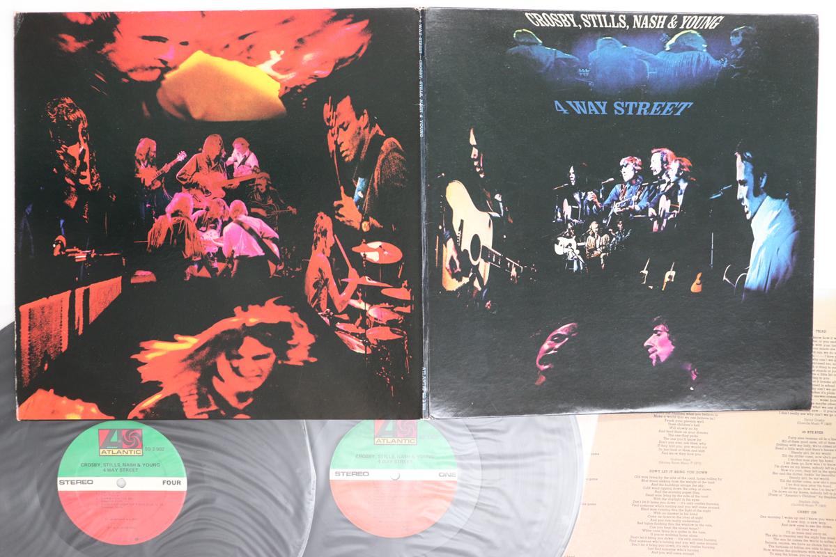 

LP Record CROSBY STILLS NASH YOUNG 4 Way Street SD2902 ATLANTIC 1978 US Rock Used