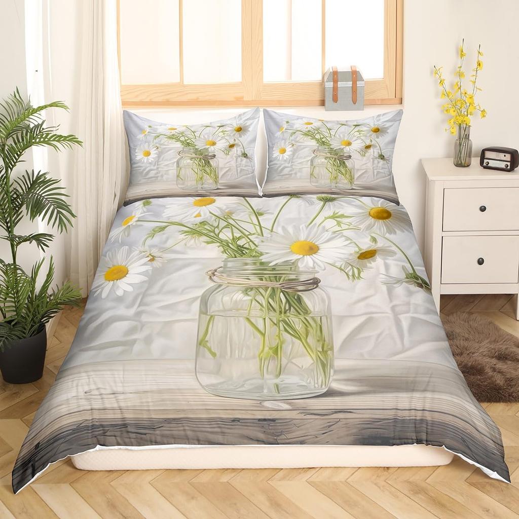 Tree of Life Bedding Set King Size Botanical Bedding Duvet Cover Natural Plant Comforter Cover Colorful Polyester Quilt Cover