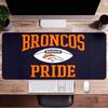 Denver Broncos Large Gaming Mouse Pad with Stitched Edges Non-Slip Rubber Base Waterproof Desk Mat for Office and Home