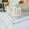 Japanese-Style Draining Rack Tableware Simple Drain Rack with Drain Tray Dish Rack  Household