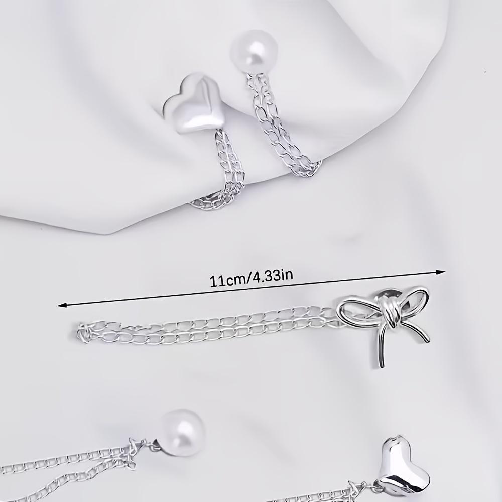Adjustable Clothing Clips for Women in Sets of 2/6pcs - Perfect for Shortening Sleeves Instantly, Suitable for Shirts, Skirts