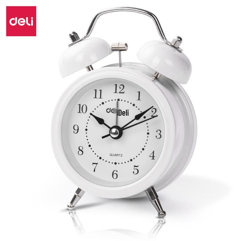 Deli 9025 Retro Digital Alarm Clock – Fashionable European Design for Children s and Students Desks and Bedsides