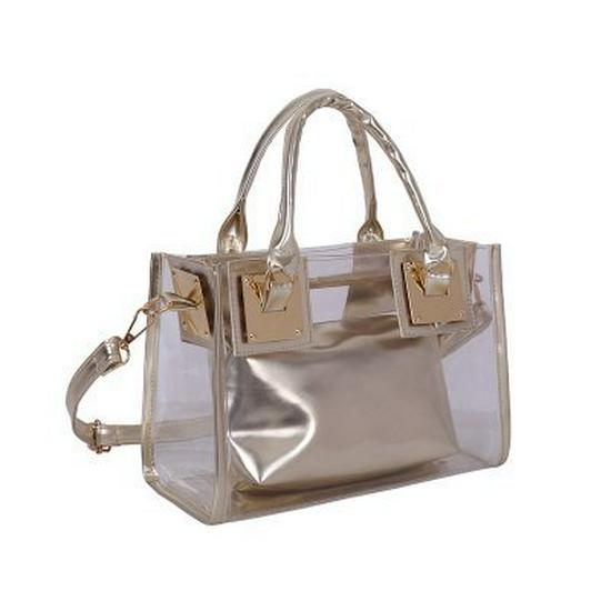 2025 Summer Women's Beach Bag: Korean Style Transparent Jelly Crossbody & Shoulder Mother-Child Handbag