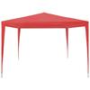 Red Party Tent 300 X 300 X 255 Cm PE and Steel
