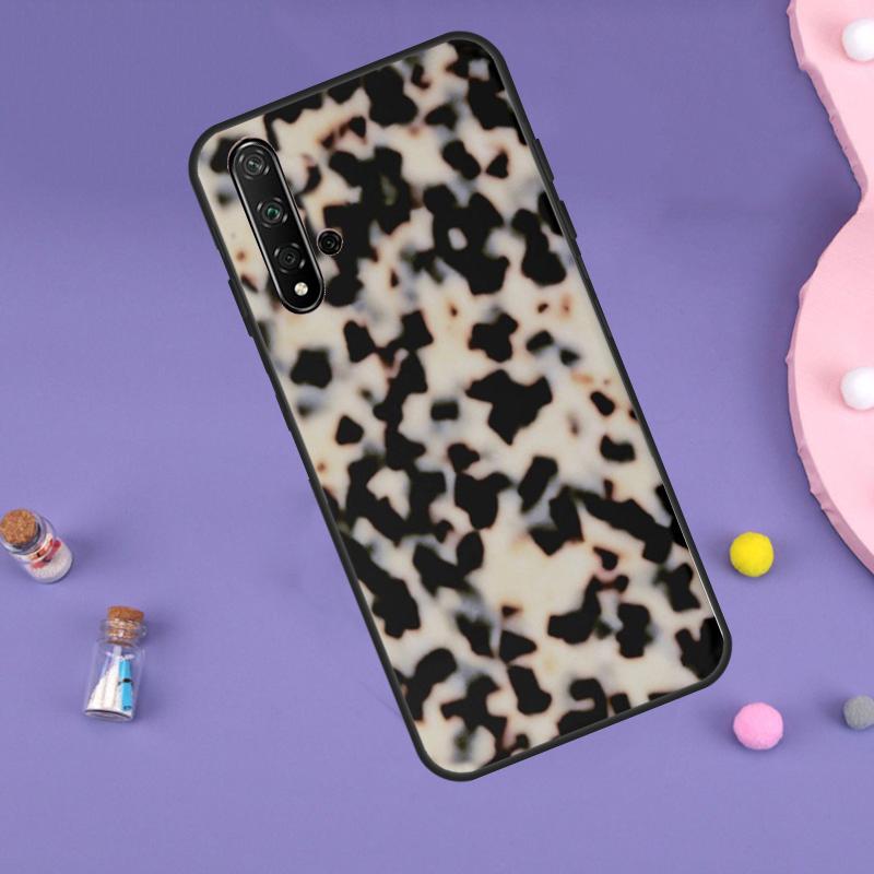 Tortoise Pattern Tortoiseshell For Huawei Nova 10 9 SE 3i 7i 8i 11i 12i Y60 Y61 Y70 Y72 Y73 Y90 Y91 P20 P30 P40 Lite Case