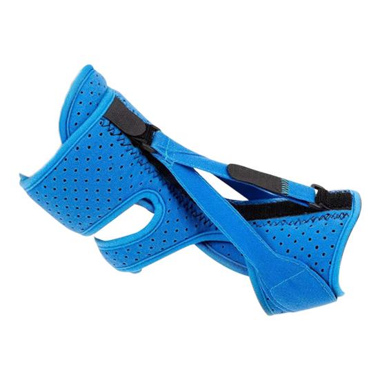 Plantar Fasciitis Night Splint Adjustable Dorsiflexion Foot Brace with 3 Straps & Memory Foam Relief Bilateral Foot Brace for Heel Pain