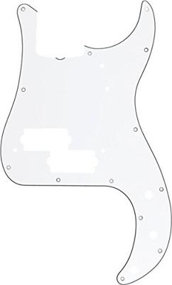 Pickguard USA Genuine Parts Fender Pickguard Standard Precision Bass 13 Screw White 3 Ply Fender USA Compatible Precision Bass 991361000