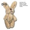 Waldorfpuppe Hase Bär Plüschtier Handgemacht Weiches Stofftier für Kinder Hypoallergen Waschbar Fantasievolle Spielbegleiterpuppe