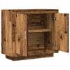 Sideboard with Rustic Wood Look 80 x 40 x 75 cm Engineered Wood