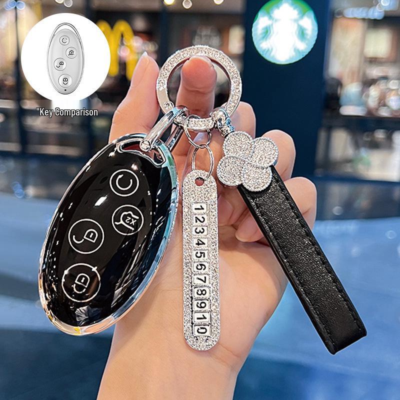 BYD Song Max/Yuan/Qin Pro/EV360/S7 Klasický kryt klíče od auta s přezkou.