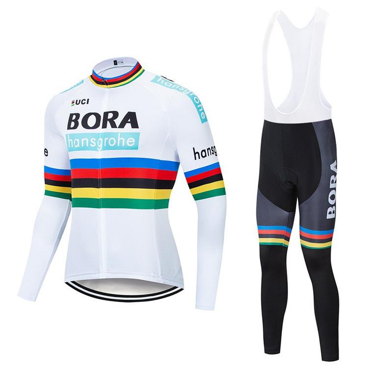 Cross-border bestseller: Spring and Autumn New Long Sleeve Long Pants, UV Protection Bicycle Sports Outdoor Cycling Wear Set Customization