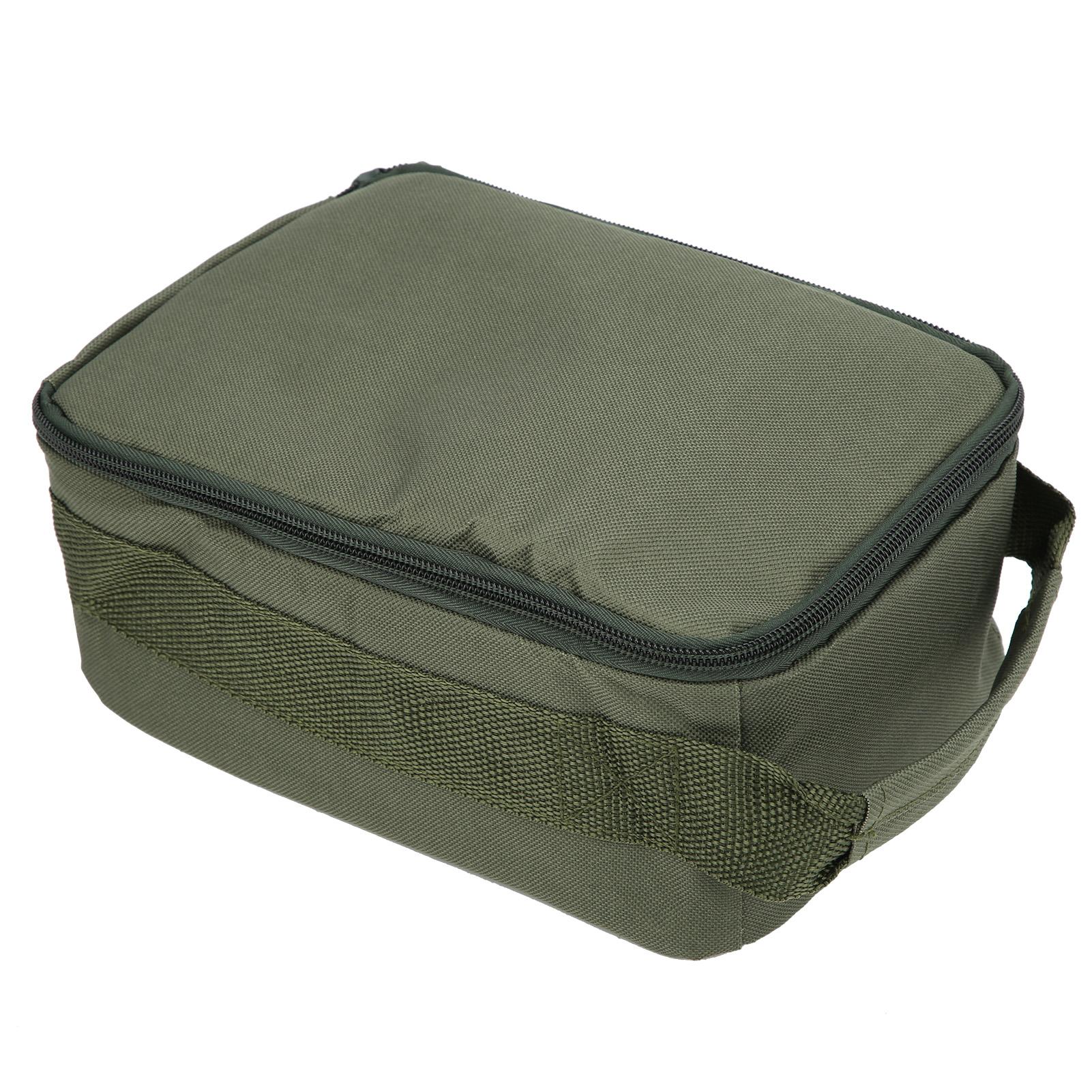 

Fishing Reel Gear Storage Bag 4Layer Handheld Fishing Tackle Zipper Organizer Case