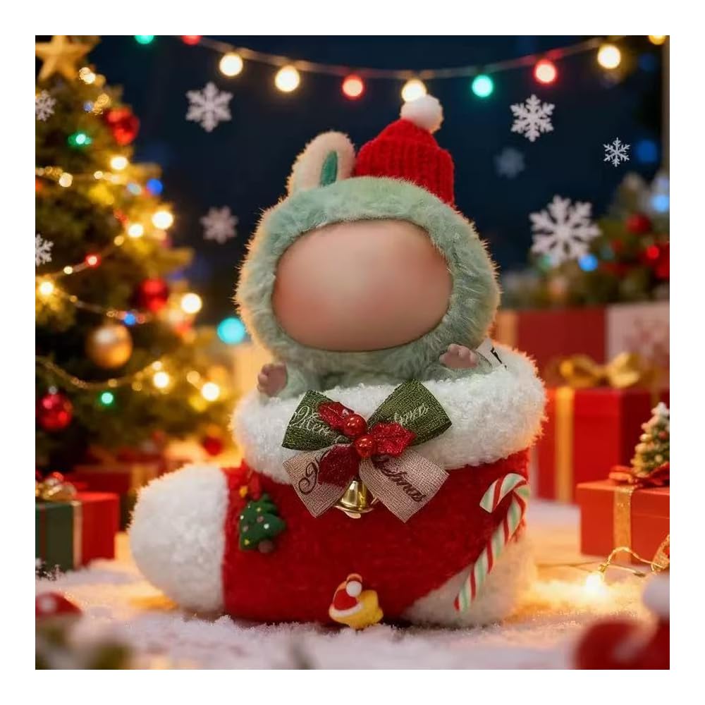 

BJD SD Doll Accessories Cute 17cm Crochet Outfit Set for Plush Dolls Clothing