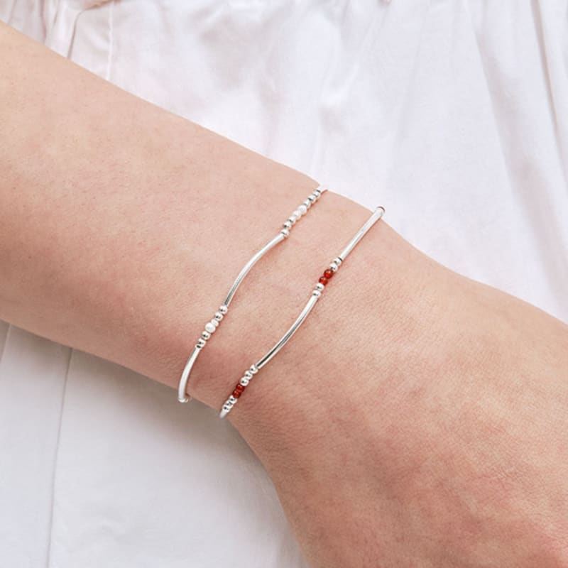 

Hei [sv925] pipe bead bracelet black