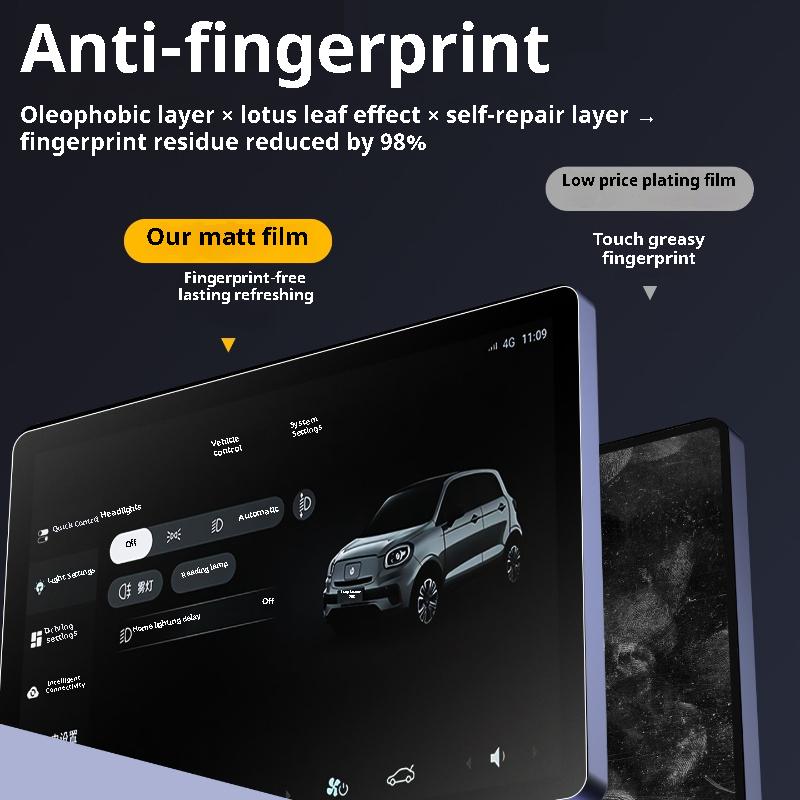For Leapmotor T03 2025 Central Control Screen Navigation Tempered Glass Protector Scratch-resistant Interior Accessories