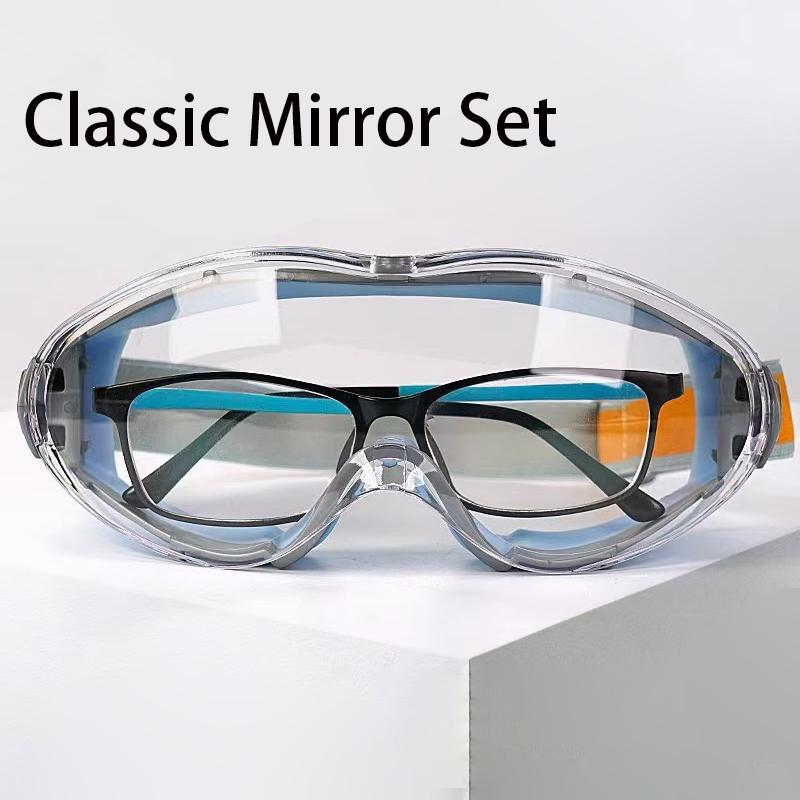 

Men Women Fashion Safety Glasses Impact Resistant Clear Lens Fit Over Glasses