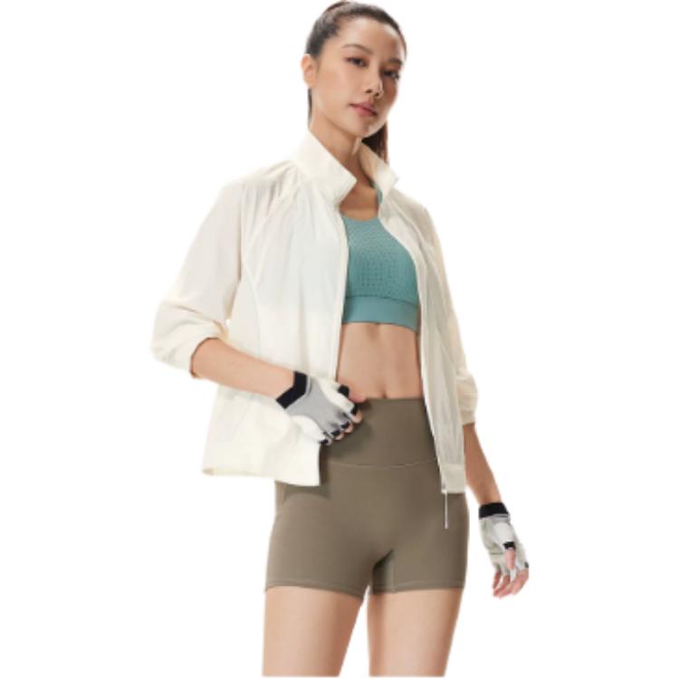 Série Fitness Li Ning Coupe-vent Imperméable Résistant aux UV Coupe ample Veste Protection Solaire Femmes vestes AFDW470-4