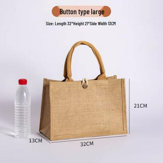 Sac fourre-tout en toile de jute: Sac de courses en jute peint à la main DIY, Lin polyvalent graffiti