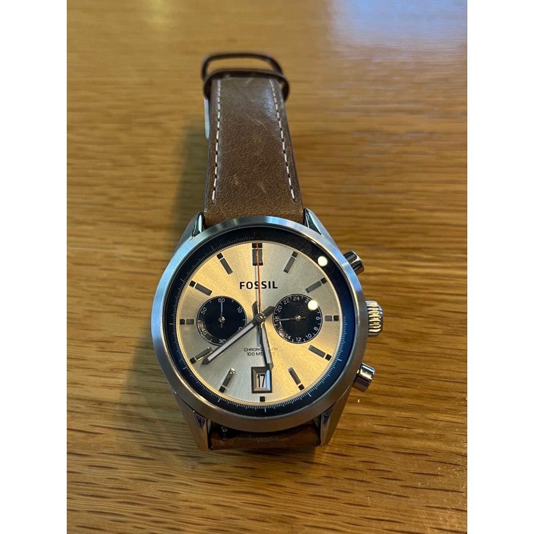 Used [Good condition / working item] FOSSIL DEL REY CH2952 Chronograph