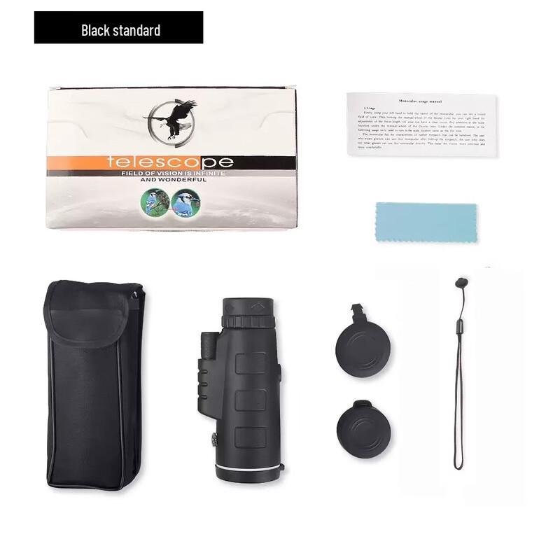 High-Definition Monocular Telescope with Smartphone Holder