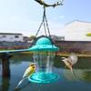 Folding Hanging Bird Feeder Waterproof with Roof Hummingbird Feeder Large Capacity Automatic Bird Feeder Bird Protection