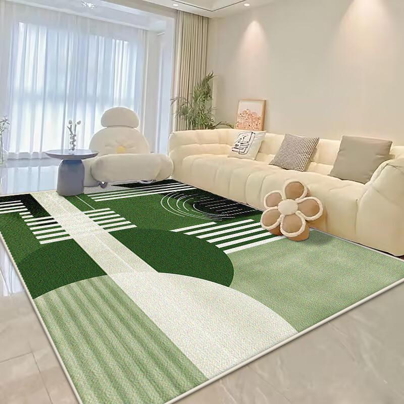 Stil Modern Decor Verde Covor pentru Living Moale Zonă Mare Covor Dormitor Pliabil Ușor de Curățat Covoraș pentru Măsuța de Cafea Flanel