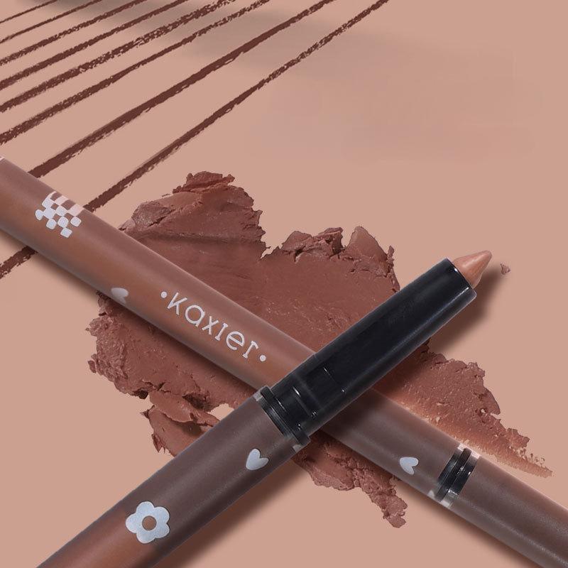 Matte Eyeshadow Pen Mousse Matte Cream Pseudo-no-makeup Nude Silkworm Eyeshadow Pen Brown Makeup