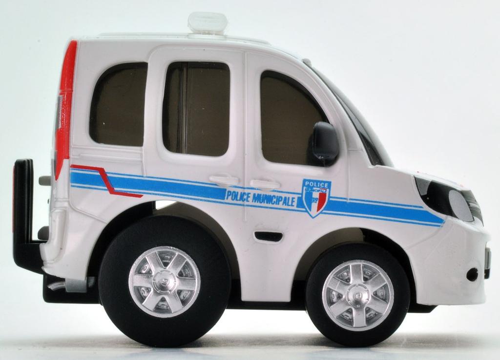 Z47b Renault Kangoo Police Car Choro-Q (White)