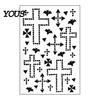 Long Lasting Face Body Stickers Halloween Scar Gem Stickers, Rhinestone Wound Art Dark Style Aesthetic Decals, Waterproof Self Adhesive Temporary