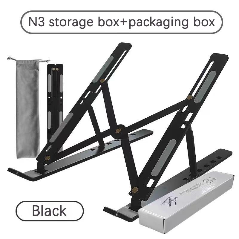 Portable Laptop Stand Aluminum  Notebook Laptop Lifting Bracket Support Macbook Air Pro Holder Accessories Foldable Lap Top Base