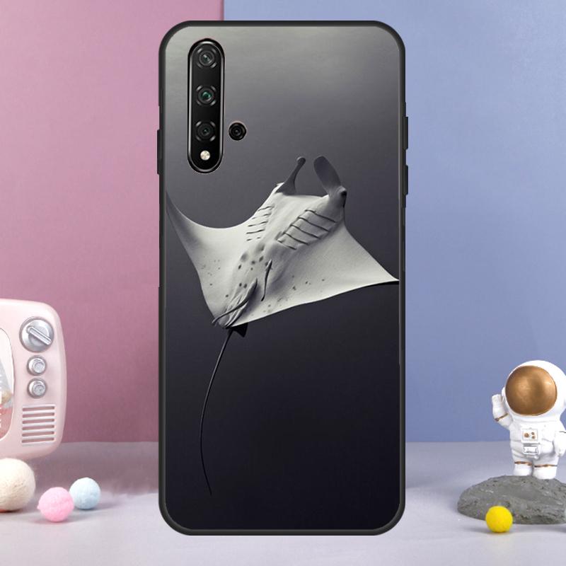 Animal Manta Ray For Huawei Nova 12i 12s 11i 8i 7i 9 10 SE Y60 Y61 Y70 Y72 Y73 Y90 Y91 P20 P30 P40 Lite Case