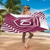 Australien Maroons Rugby Team Emblem Strandtuch, Schnelltrocknend, Pflegeleicht, Geeignet für Fitness und Strandurlaub, Sport-Essential