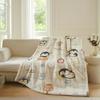 Cartoon Penguin Cute Blanket Warm Soft Suitable For Bedroom Sofa Bed Living Room Office Travel Camping Gifts