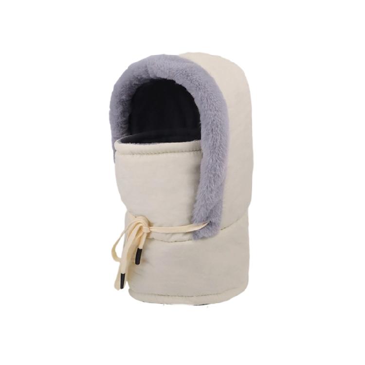 Cold Weather Reversible Hooded Cap Windproof Outer Layer Plush Inner Lining Unisex Design For Extreme Temperature