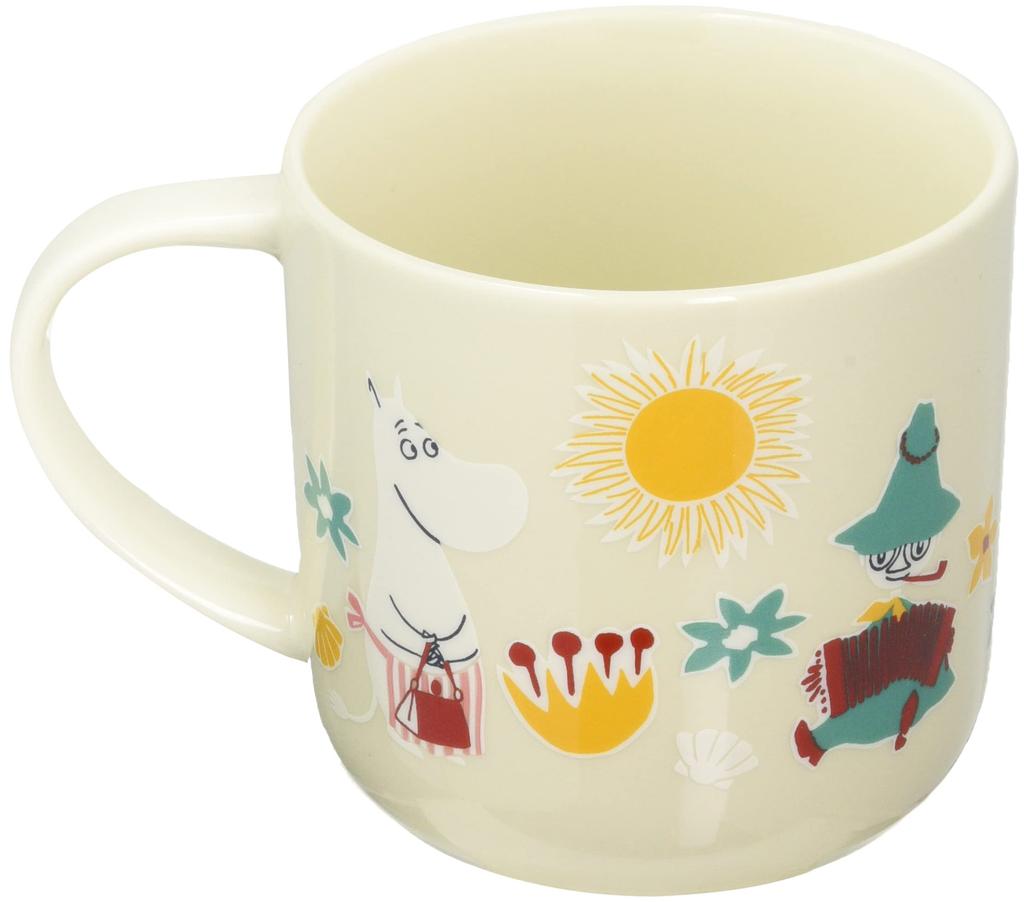 Yamaka Shoten MOOMIN Resirkulert Keramikk Mikrobølgeovn Moomin Nordisk Dag Bryllup Laget i Krus, Ca. 350ml, Trygg, Paraply, Merchandise, Stil, Mors