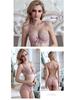 Sexy Plus Size Lingerie Set: Sheer, Anti-Sag, Lace Bra for Smaller Bust Look