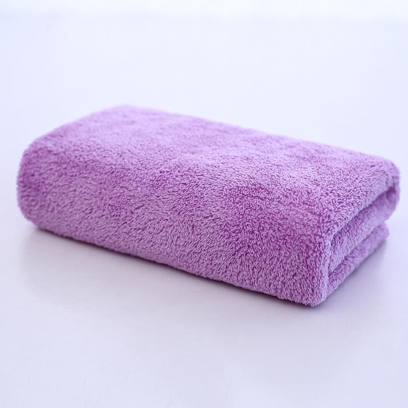 Towels with High Good Density Coral Velvet Cut Edge Beauty Makeup Remover Gift Plush Moisture-wicking Microfiber Towel Bath Towel