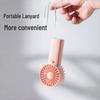 Portable Mini Handheld Fan with Lanyard for Dorms and Outdoors
