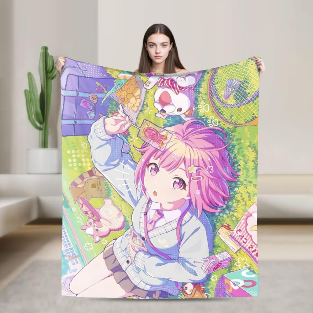 Rui Kamishiro Tsukasa Fleece Throw Blankets Singer Anime Blanket For Bed Outdoor Ultra-Soft Bedroom Quilt