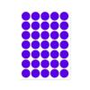 Colorful A5 Dot Stickers: Blank Round Adhesive Labels for Handwriting, Classification, and Sealing