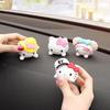 1 Set Ornamenti Kawaii Hello Kitty 3D Carino Auto Impermeabili Rimovibili Cartoni Animati Anime Adesivi Veicolo Per Berlina Suv Camion Regalo Ragazza
