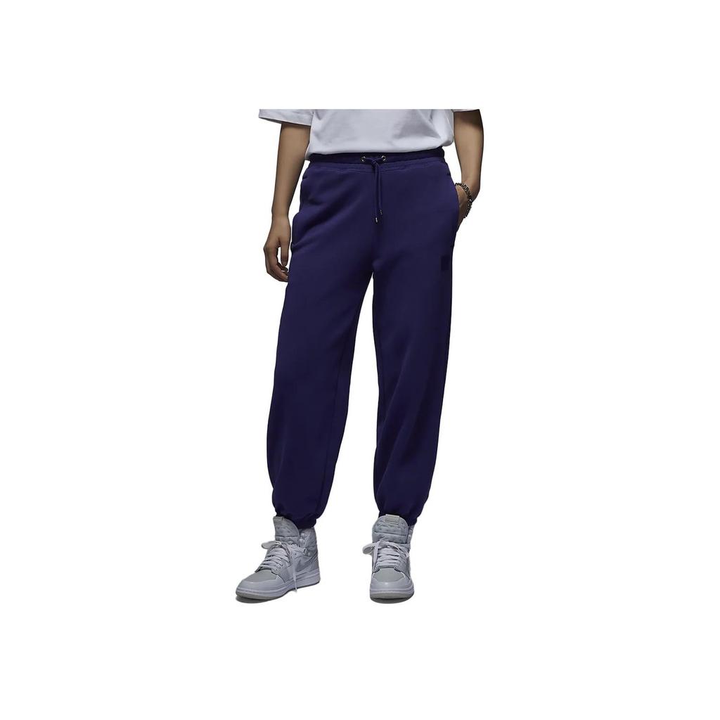 Jordan Flight Solid Color Casual Plus Velvet Knit Joggers Women Bottoms Purple FB5114-502