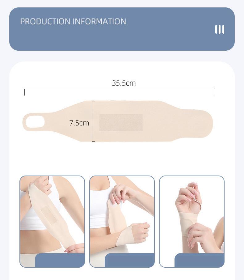 1Pc Elastic Wristband Anti-Sprain Wrist Brace Compression Support for Joint Pain Relief