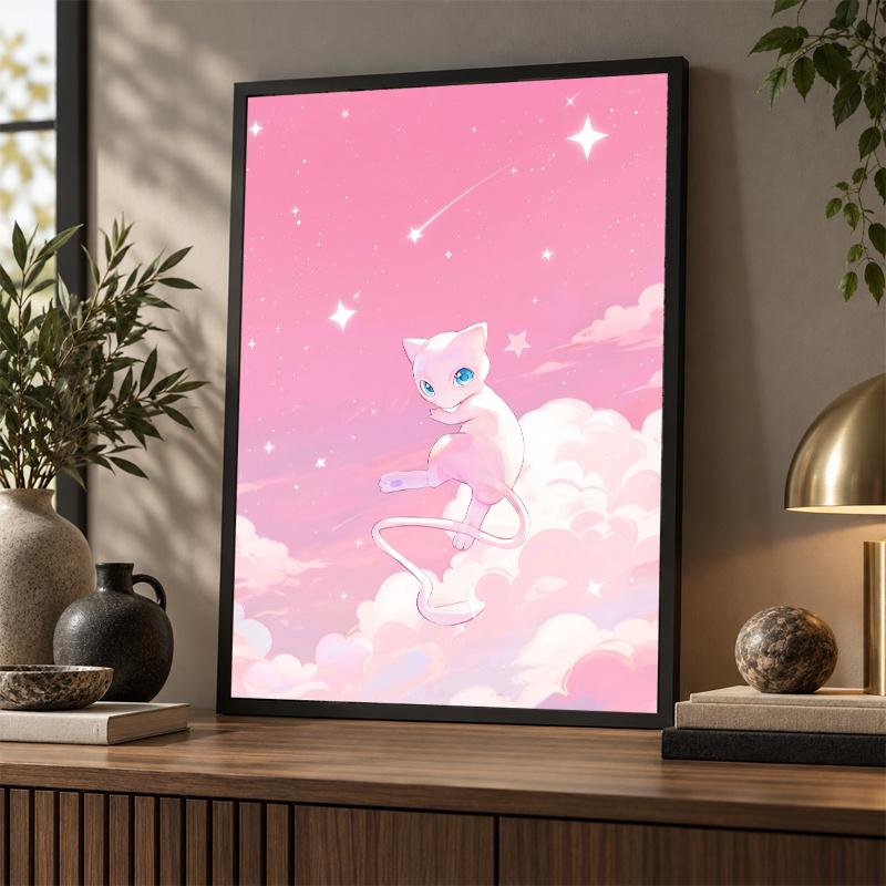 5D Diamond Painting Mew DIY Full Drill Diamond Art Kit Home Decoration