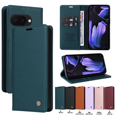 Magnetische Leder Geldbörse Klapphülle Case für Google Pixel 6 6A 7 7A 8 8A 9 9A 10 Pro XL 5G Ultra Slim Stoßfest Premium Hülle