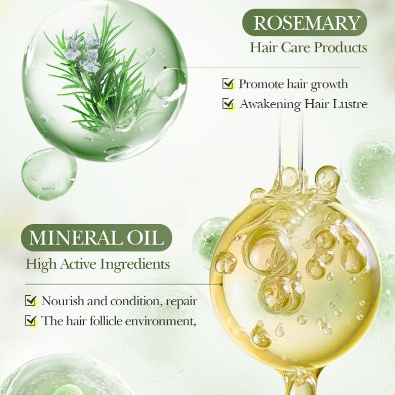 Ginseng Polygonum multiflorum supple hair care essential oil 60ml SADOER nourishes silky hair