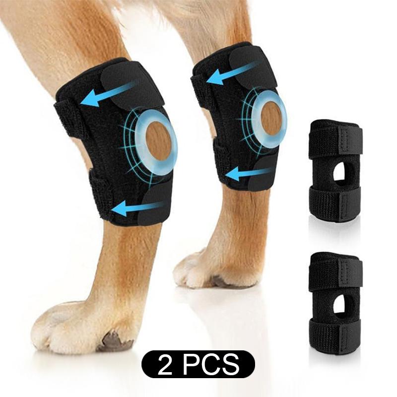 

Injury Recover Legs Dog Protector Support Protects Bandage Pet Knee Pads Dogs Injury Recovery for Leg Hock Joint Wrap Breathable S