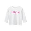 27Home Korean Style Kidsren's Bottoming Shirt 2026 Spring New Style Girls Baby Round Neck Lettered Pure Cotton Long-Sleeved T-Shirt